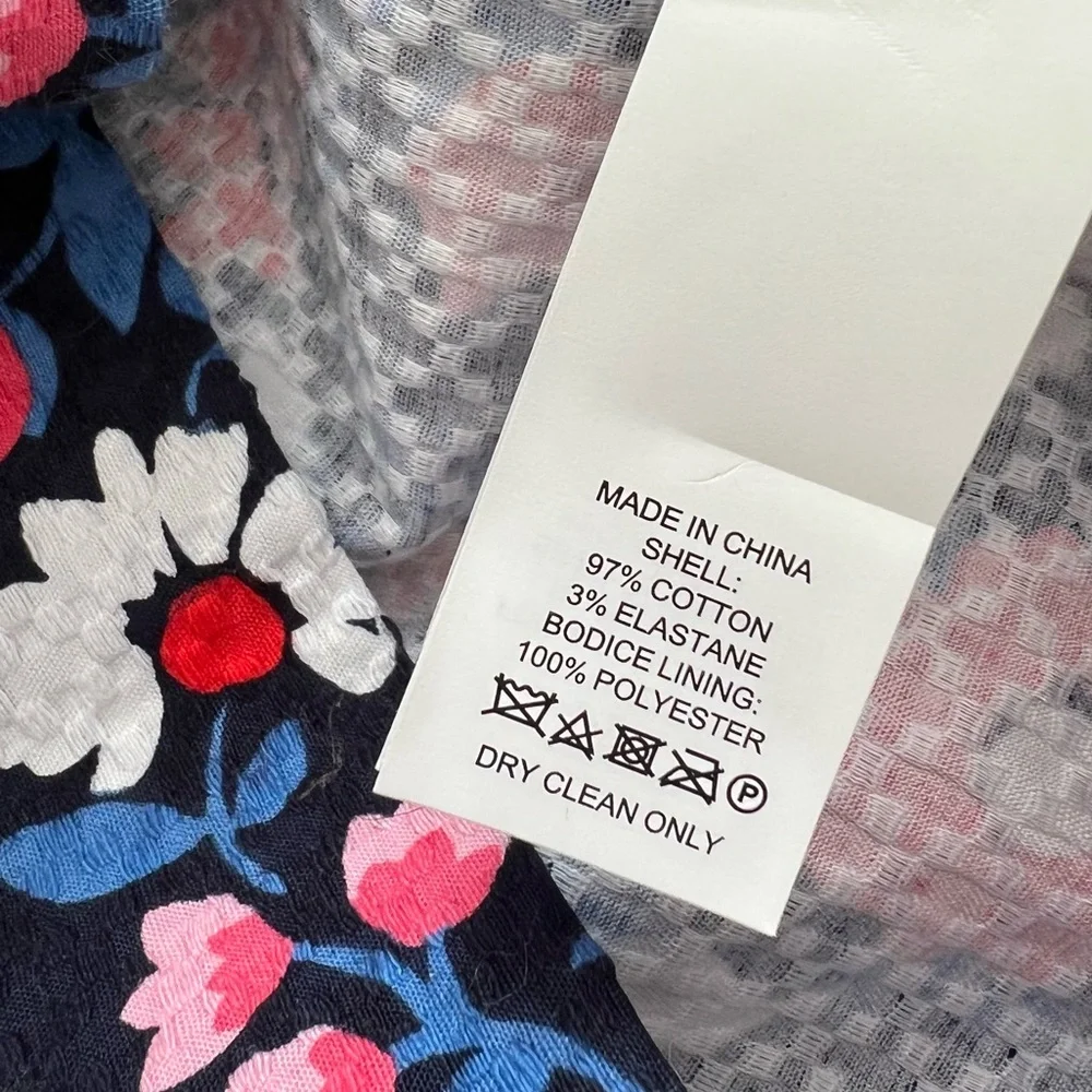 Kate Spade Shore Thing Floral Daisy Jacquard Sheath Dress Size 4 NWT